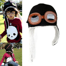 Kids Toddler Pilot Aviator Cap Fleece Hats Earflap Warm Unisex BeanieJFY66