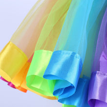Kids Tutu Skirt Tulle Dance Ballet Skirts Wear Girls Toddler Rainbow Costume J4U66