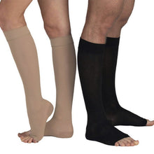 knee high open toe women men unisex compression socks leg fatigue relief sock J4U66