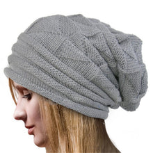 Knitted Warm Hats for Men Women Baggy Beanies Oversize Hat Ski Slouchy Chic Caps Skullies J4U66