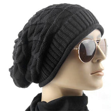 Knitted Warm Hats for Men Women Baggy Beanies Oversize Hat Ski Slouchy Chic Caps Skullies J4U66