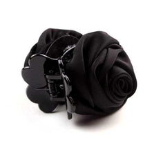 Korean Beauty Ribbon Rose Flower Bow Jaw Clip Barrette Hair Claws for Women Headwear Hair Accessories  J4U66