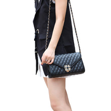 korean casual women small rhombus plaid handbag ladies envelope clutch neverfull bag shoulder sling bag crossbody bag J4U66