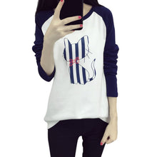 Korean College Wind Hoodies Cartoon Cat Sweatshirts Loose Printed Harajuku Hoodie Sudaderas J4U66