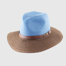 korean fedora hat leather beltcolor block panama hat beach sun straw hat unisex 3 stylecolorchapeu feminino J4U66