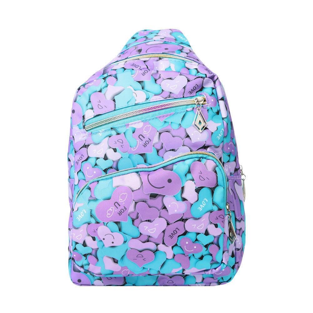 korean one shoulder school bag chest pack women single shoulder bag strap girls bagpack bag cross body bolsos femininas J4U66