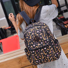 Korean Lovely Printing Canvas School Rucksack Youth Women Backpacks Shoulder Bag Fast Shipping J4U66