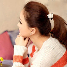 Korean Star Pearl Crystal Rhinestone Flower Headband Ponytail Holder Hair Rope Band Hairband  J4U66