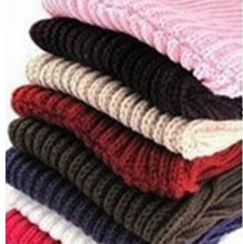 Korean scarf women Warm Knit Neck Circle Wool Blend Cowl Snood Ring Scarves Long Scarf Shawl Wrap J4U66
