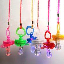 LED Flashing Baby Chupeta Pacifier Whistle Party Supplies Funny Toy Survival Tool Flash Glow Sticks Bar J4U66