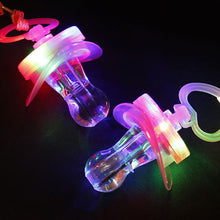 LED Flashing Baby Chupeta Pacifier Whistle Party Supplies Funny Toy Survival Tool Flash Glow Sticks Bar J4U66