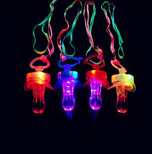 LED Flashing Baby Chupeta Pacifier Whistle Party Supplies Funny Toy Survival Tool Flash Glow Sticks Bar J4U66