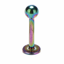Labret Ring Surgical Tragus Earring Lip Ring Stainless Steel Gold Ball Spike Labret Bar Internally Body Piercing Jewelry  J4U66