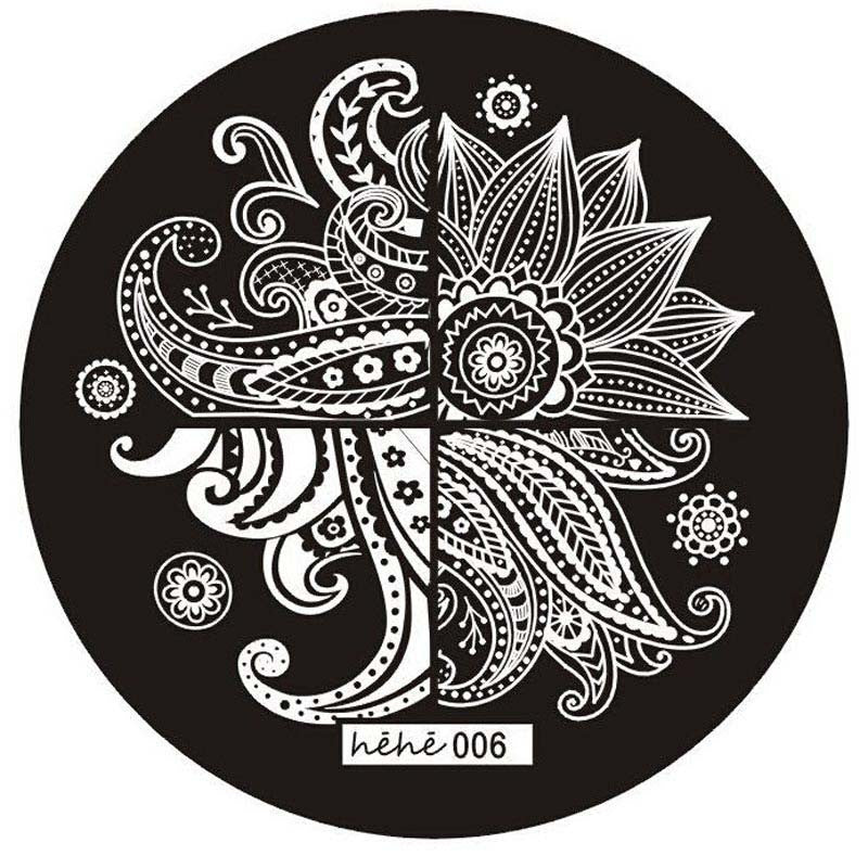 Ladies Special Cute Pattern Nail Art Image Stamp Stamping Plates Manicure Template 006  J4U66
