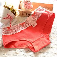 Ladies Women's Multi-color Bowknot Briefs Lace Panties Knickers Soft Underpants LY5 J4U66