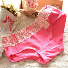 Ladies Women's Multi-color Bowknot Briefs Lace Panties Knickers Soft Underpants LY5 J4U66