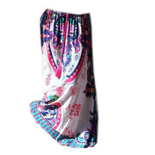 Lady Floral Print Maxi Elastic Waist Long Skirt Long Pleated Maxi Dress S-XL Women P16 J4U66