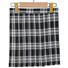 lady girls plaid pleated mini skirt uniform cosplay japanese school skirts J4U66