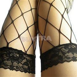 Lady Sexy Fishnet Lace Spandex Top Mesh Thigh High Stockings Knee Socks Long Tights Pantyhose Medias For Woman J4U66