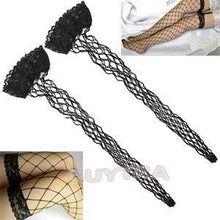Lady Sexy Fishnet Lace Spandex Top Mesh Thigh High Stockings Knee Socks Long Tights Pantyhose Medias For Woman J4U66
