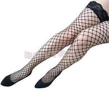 Lady Sexy Fishnet Lace Spandex Top Mesh Thigh High Stockings Knee Socks Long Tights Pantyhose Medias For Woman J4U66