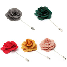 Lapel Women Flower Brooch Daisy Handmade Boutonniere Stick Brooch Pin Men's Accessories J4U66