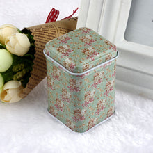 Leapard Telephone Style Kitchen Tea Candy Coin Storage Tin Box Metal Storage Box Organizer Jewelry Case  J4U66