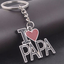 Letter I LOVE MOM keychains metal key rings lovely mother's day gift souvenir key chain personlized heart key holder J4U66