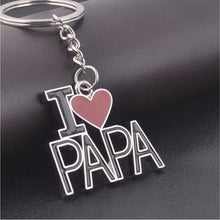 Letter I LOVE MOM keychains metal key rings lovely mother's day gift souvenir key chain personlized heart key holder J4U66