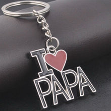 Letter I LOVE MOM keychains metal key rings lovely mother's day gift souvenir key chain personlized heart key holder J4U66