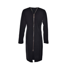 Little Black Long Sleeve Party Dresses Sexy Bodycon Sheath Dress Women Clothing Back Full Zipper Robe Femme Pencil Tight Dress J4U66