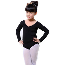 Long Sleeve Leotard Costume Girls Kid Ballet Dance Gymnastics Skating Dancewear L-4XL J4U66