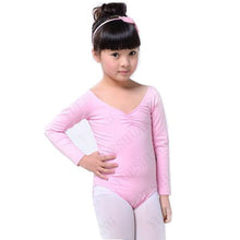 Long Sleeve Leotard Costume Girls Kid Ballet Dance Gymnastics Skating Dancewear L-4XL J4U66