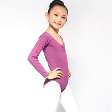 Long Sleeve Leotard Costume Girls Kid Ballet Dance Gymnastics Skating Dancewear L-4XL J4U66