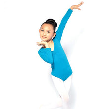 Long Sleeve Leotard Costume Girls Kid Ballet Dance Gymnastics Skating Dancewear L-4XL J4U66