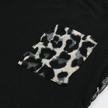 long sleeve women blouses chiffon ladies shirt plus size leopard printpatchwork irregular hem o neck casual tops blusas J4U66