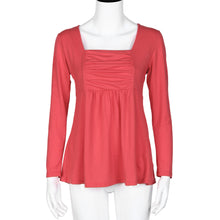 Long Sleeve Women Ladies Blouse Cotton Blend Sexy Casual Shirt Plus Size Women Loose Tops Blusas blouse Pure Color Shirt Top J4U66