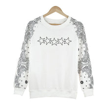 Long Sleeve Women Sweatshirt Pullover Warm Tops Outwear White Blouse J4U66