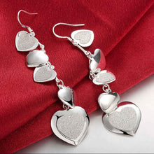 silver plated earing jewelry cute heart earring for women smte321 J4U66