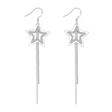 silver plated earing jewelry cute star earring for women smte320 J4U66