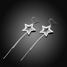 silver plated earing jewelry cute star earring for women smte320 J4U66