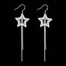 silver plated earing jewelry cute star earring for women smte320 J4U66