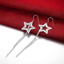 silver plated earing jewelry cute star earring for women smte320 J4U66