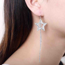 silver plated earing jewelry cute star earring for women smte320 J4U66