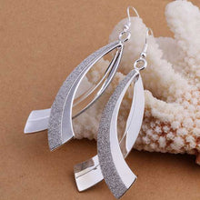silver plated earing jewelry scimitar sand earring for women smte325 J4U66
