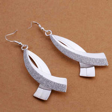 silver plated earing jewelry scimitar sand earring for women smte325 J4U66