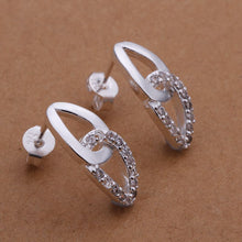 silver plated earing silver plated jewelry  with stone earting for women smte2 J4U66