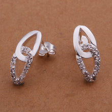 silver plated earing silver plated jewelry  with stone earting for women smte2 J4U66