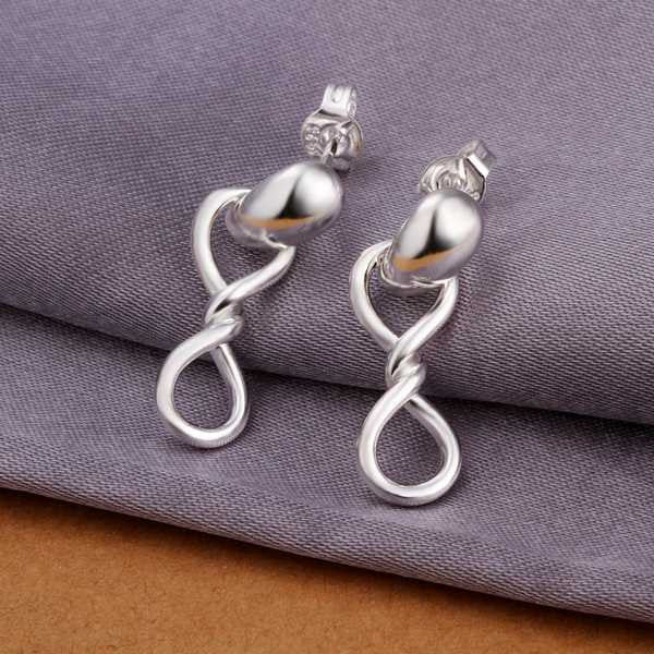 silver plated earing silver plated jewelry cute  shaped earting for women smte307 J4U66