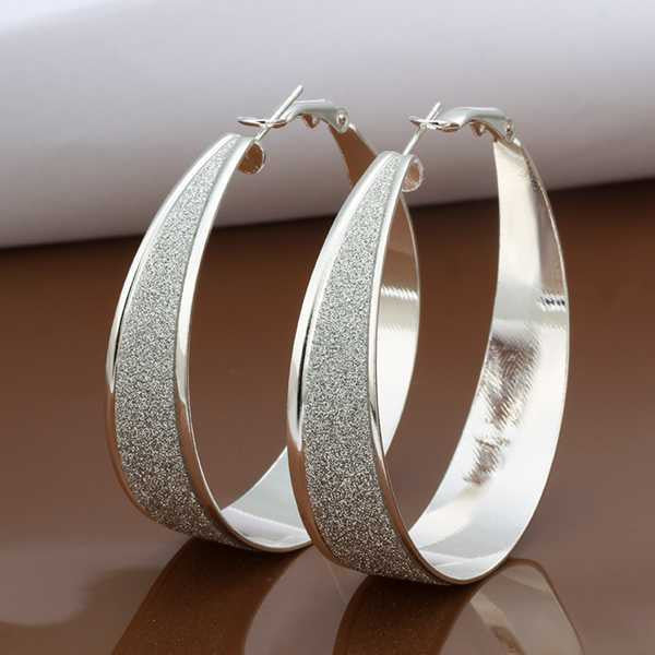 silver plated earing silver plated jewelry style earting for women smte47 J4U66
